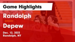 Randolph  vs Depew  Game Highlights - Dec. 12, 2023
