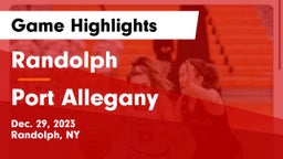 Randolph  vs Port Allegany  Game Highlights - Dec. 29, 2023