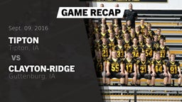 Recap: Tipton  vs. Clayton-Ridge  2016