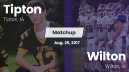 Matchup: Tipton  vs. Wilton  2017