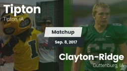 Matchup: Tipton  vs. Clayton-Ridge  2017