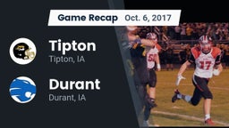 Recap: Tipton  vs. Durant  2017