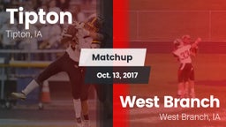 Matchup: Tipton  vs. West Branch  2017