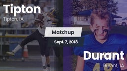 Matchup: Tipton  vs. Durant  2018