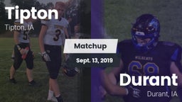 Matchup: Tipton  vs. Durant  2019