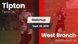 Matchup: Tipton  vs. West Branch  2019