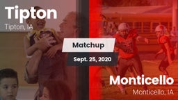 Matchup: Tipton  vs. Monticello  2020