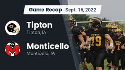 Recap: Tipton  vs. Monticello  2022