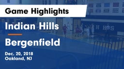 Indian Hills  vs Bergenfield  Game Highlights - Dec. 20, 2018