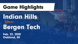 Indian Hills  vs Bergen Tech  Game Highlights - Feb. 22, 2020