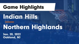 Indian Hills  vs Northern Highlands  Game Highlights - Jan. 20, 2022