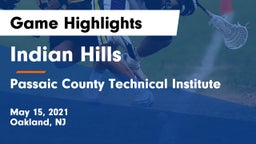 Indian Hills  vs Passaic County Technical Institute Game Highlights - May 15, 2021