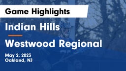 Indian Hills  vs Westwood Regional  Game Highlights - May 2, 2023