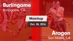 Matchup: Burlingame High vs. Aragon  2016