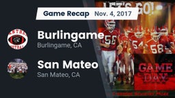 Recap: Burlingame  vs. San Mateo  2017