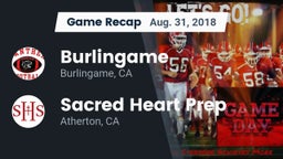Recap: Burlingame  vs. Sacred Heart Prep  2018