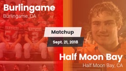 Matchup: Burlingame High vs. Half Moon Bay  2018