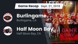 Recap: Burlingame  vs. Half Moon Bay  2018