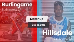 Matchup: Burlingame High vs. Hillsdale  2018