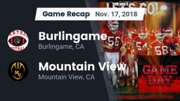 Recap: Burlingame  vs. Mountain View  2018