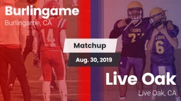 Matchup: Burlingame High vs. Live Oak  2019