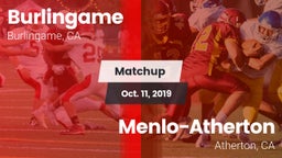 Matchup: Burlingame High vs. Menlo-Atherton  2019