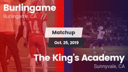 Matchup: Burlingame High vs. The King's Academy  2019