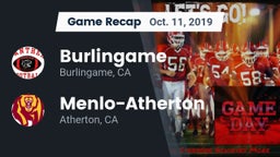Recap: Burlingame  vs. Menlo-Atherton  2019