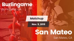 Matchup: Burlingame High vs. San Mateo  2019
