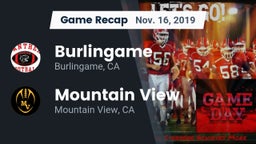 Recap: Burlingame  vs. Mountain View  2019