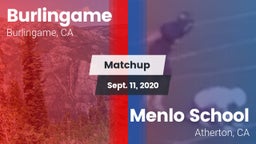 Matchup: Burlingame High vs. Menlo School 2020
