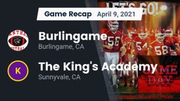 Recap: Burlingame  vs. The King's Academy  2021