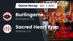 Recap: Burlingame  vs. Sacred Heart Prep  2021