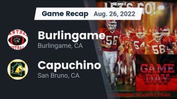 Recap: Burlingame  vs. Capuchino  2022