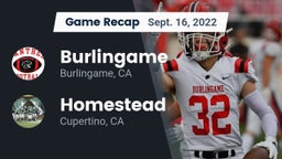 Recap: Burlingame  vs. Homestead  2022