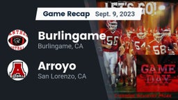 Recap: Burlingame  vs. Arroyo  2023