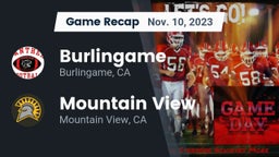 Recap: Burlingame  vs. Mountain View  2023