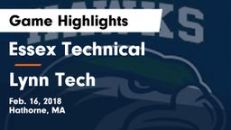 Essex Technical  vs Lynn Tech Game Highlights - Feb. 16, 2018