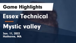 Essex Technical  vs Mystic valley  Game Highlights - Jan. 11, 2022