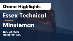 Essex Technical  vs Minuteman Game Highlights - Jan. 28, 2022