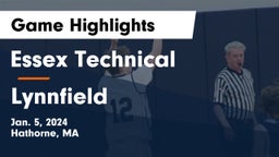 Essex Technical  vs Lynnfield  Game Highlights - Jan. 5, 2024