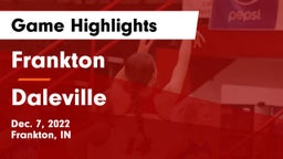 Frankton  vs Daleville  Game Highlights - Dec. 7, 2022
