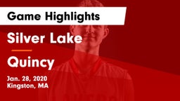 Silver Lake  vs Quincy  Game Highlights - Jan. 28, 2020