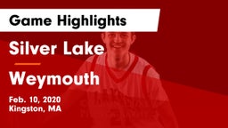 Silver Lake  vs Weymouth  Game Highlights - Feb. 10, 2020