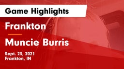 Frankton  vs Muncie Burris Game Highlights - Sept. 23, 2021