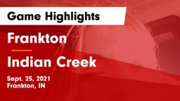 Frankton  vs Indian Creek  Game Highlights - Sept. 25, 2021