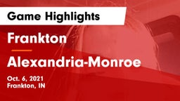 Frankton  vs Alexandria-Monroe  Game Highlights - Oct. 6, 2021