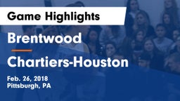 Brentwood  vs Chartiers-Houston  Game Highlights - Feb. 26, 2018