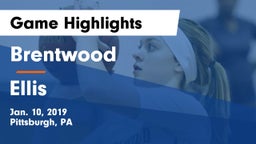 Brentwood  vs Ellis  Game Highlights - Jan. 10, 2019