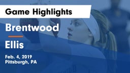 Brentwood  vs Ellis  Game Highlights - Feb. 4, 2019